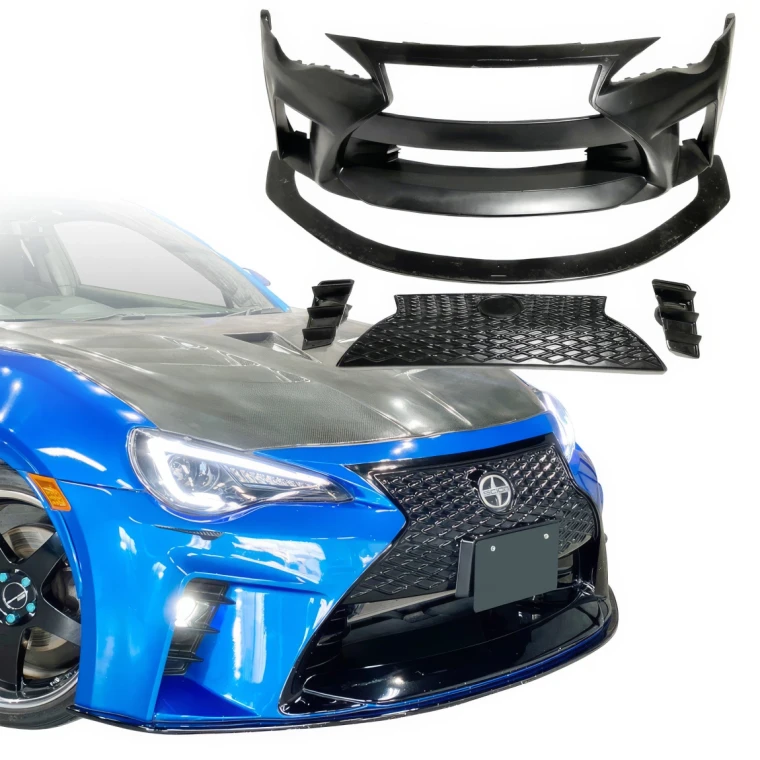 FRP AG GT-F Front Bumper w Grille 5pc > Subaru BRZ 2013-2021 - image 1