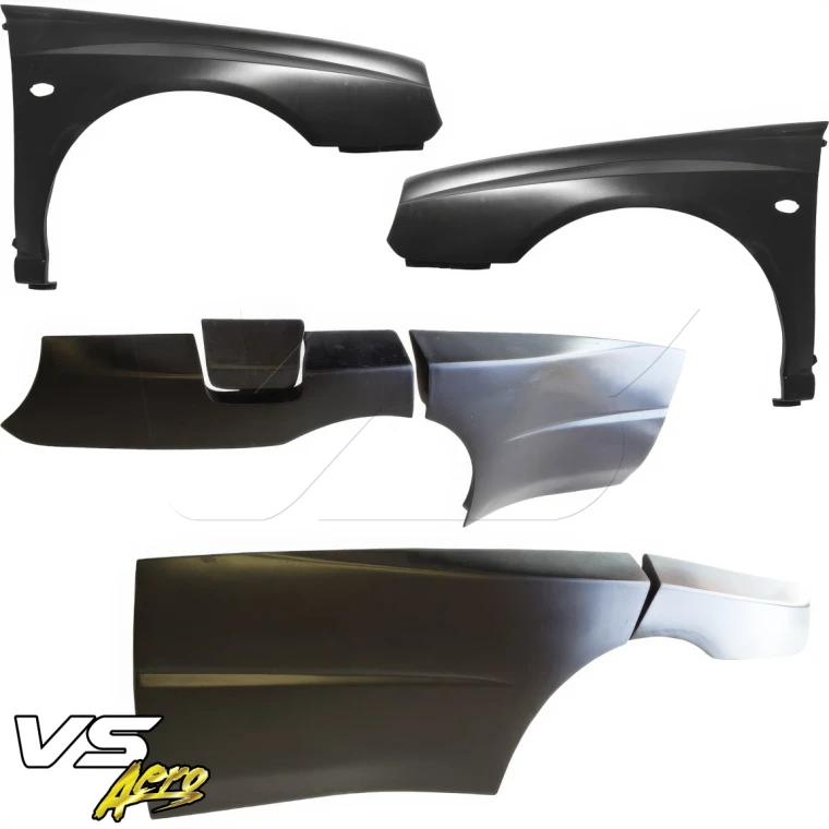 FRP LSPO WRC Wide Body Fenders 7pc > Subaru Impreza WRX 2002-2003 > 4dr Sedan - image 1