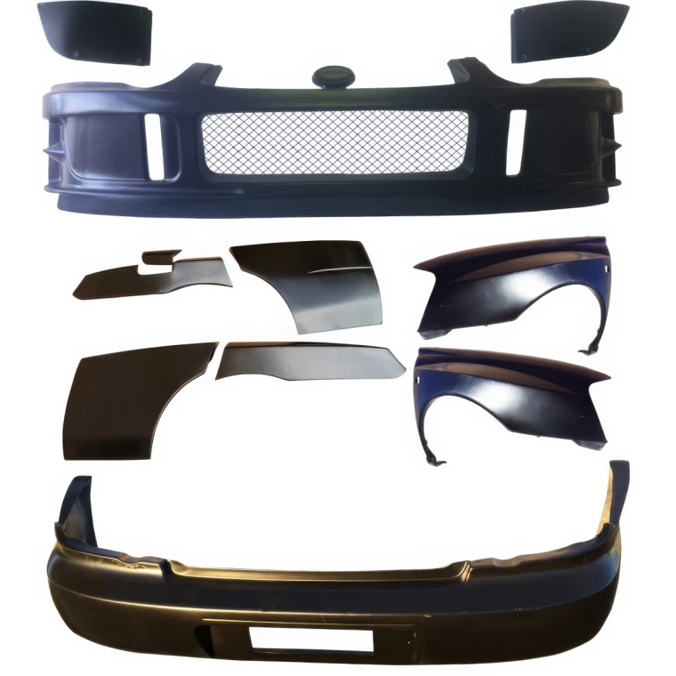 FRP LSPO WRC Wide Body Kit 11pc > Subaru Impreza WRX 2004-2005 > 4dr Sedan - image 1