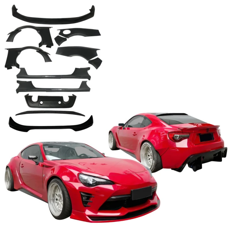 FRP AG T2 Wide Body Kit w Wings > Toyota 86 2017-2021 - image 1