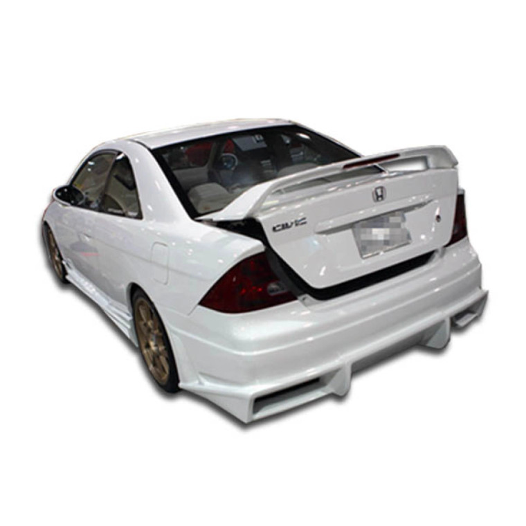 2001-2005 Honda Civic 2DR Duraflex Bomber Rear Bumper - 1 Piece - image 1