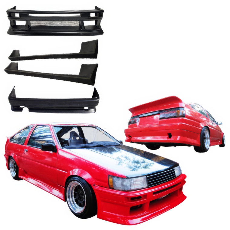 VSaero FRP VERT Body Kit 4pc > Toyota Corolla (AE86) Levin 1984-1987 > 2/3dr - image 1