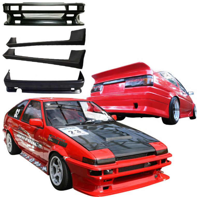 VSaero FRP URA Body Kit 4pc > Toyota Corolla (AE86) 1984-1987 > 2/3dr - image 1