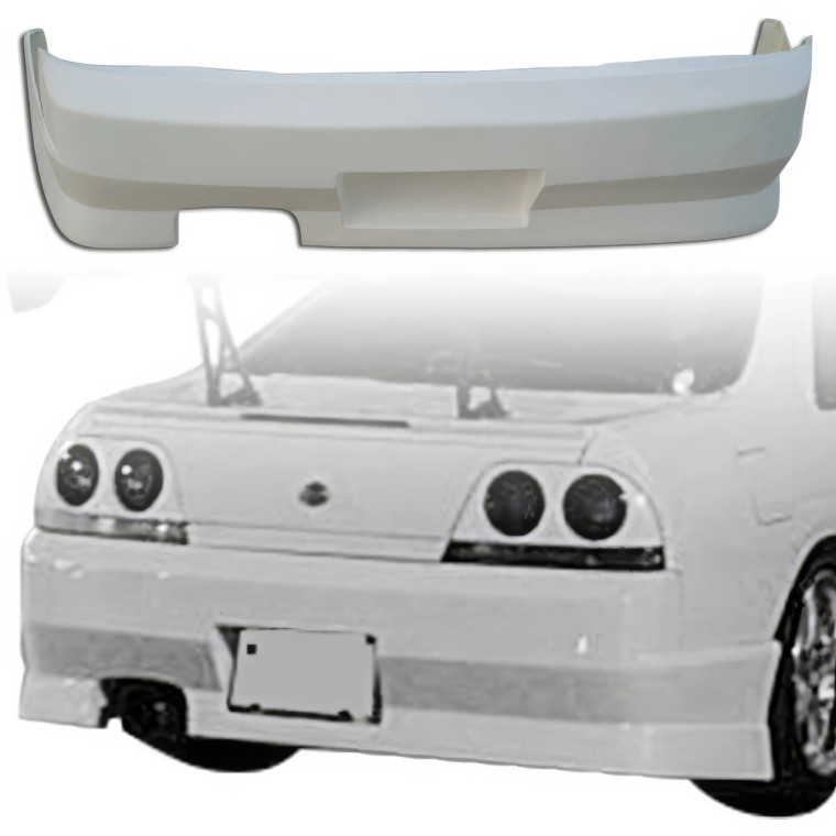 VSaero FRP FKON Rear Bumper > Nissan Skyline (R33) GTS 1995-1998 > 2dr Coupe - image 1