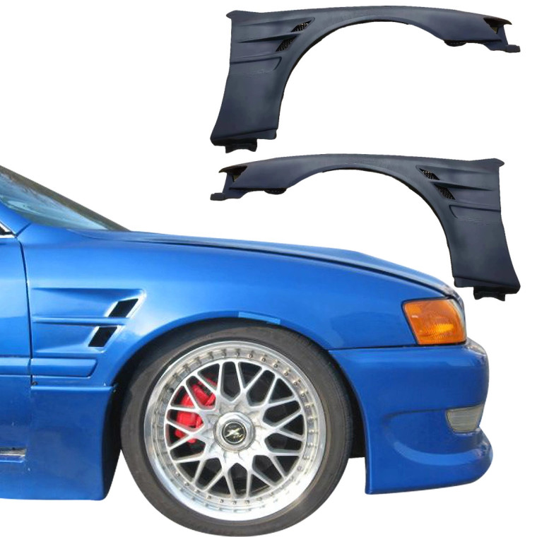 VSaero FRP ORI Wide Body Fenders (front) 20mm > Toyota Chaser (JZX100) 1997-2000 - image 1