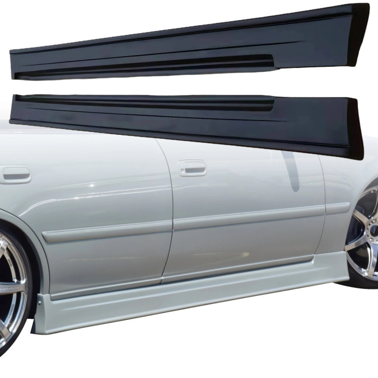 VSaero FRP TRAU Side Skirts > Toyota Mark II (JZX100) 1997-2000 - image 1