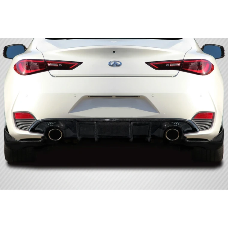 2017-2022 Infiniti Q60 J Spec Rear Diffuser - 3 Piece - image 1