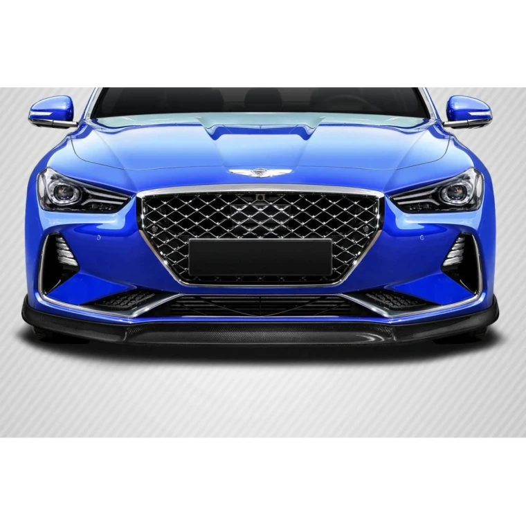 2019-2021 Genesis G70 MSR Carbon Fiber Front Lip - image 1