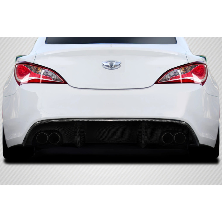 2010-2016 Hyundai Genesis Coupe 2DR RBS Rear Diffuser - 1 Piece - image 1