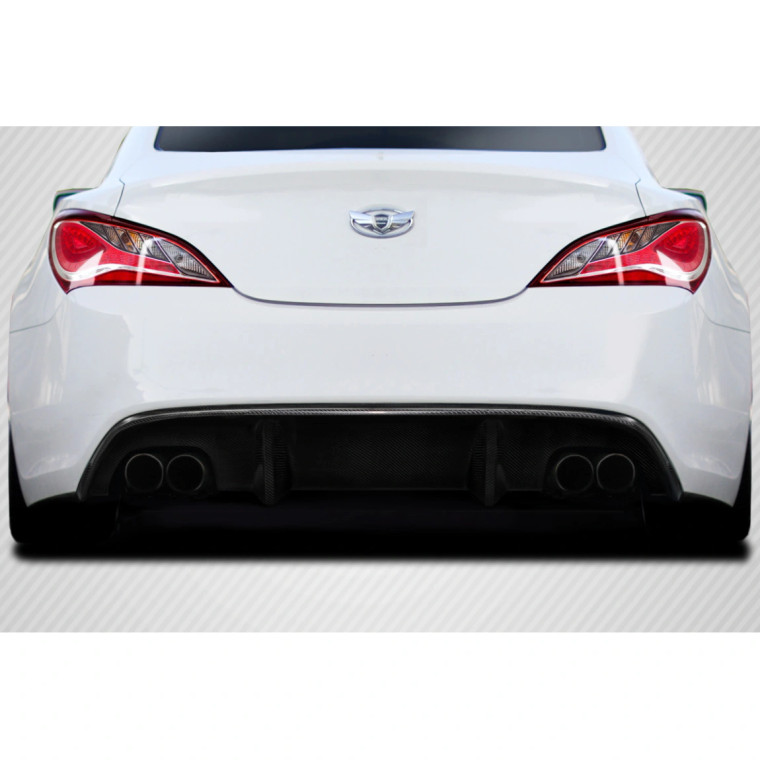 2010-2016 Hyundai Genesis Coupe 2DR RBS Rear Diffuser - 1 Piece - image 1