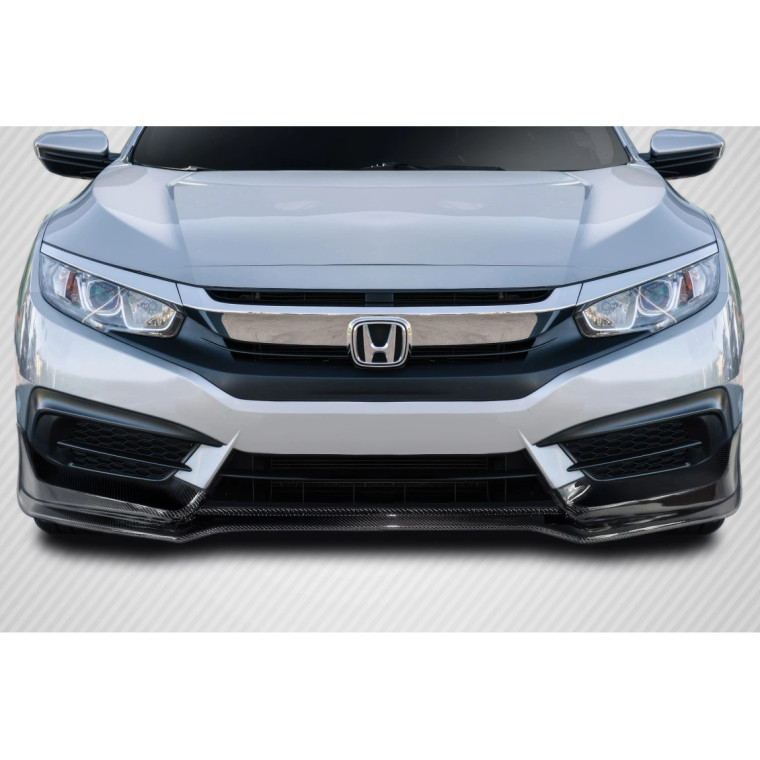 2016-2018 Honda Civic 2DR 4DR Type M Front Lip Under Spoiler - 1 Piece - image 1