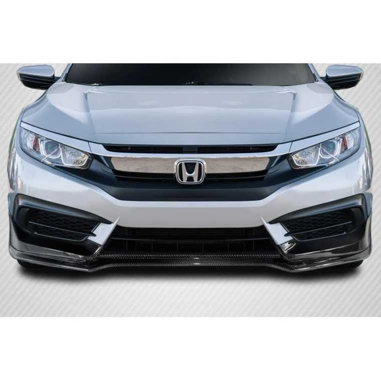 2016-2018 Honda Civic Type M Carbon Fiber Front Lip - image 1