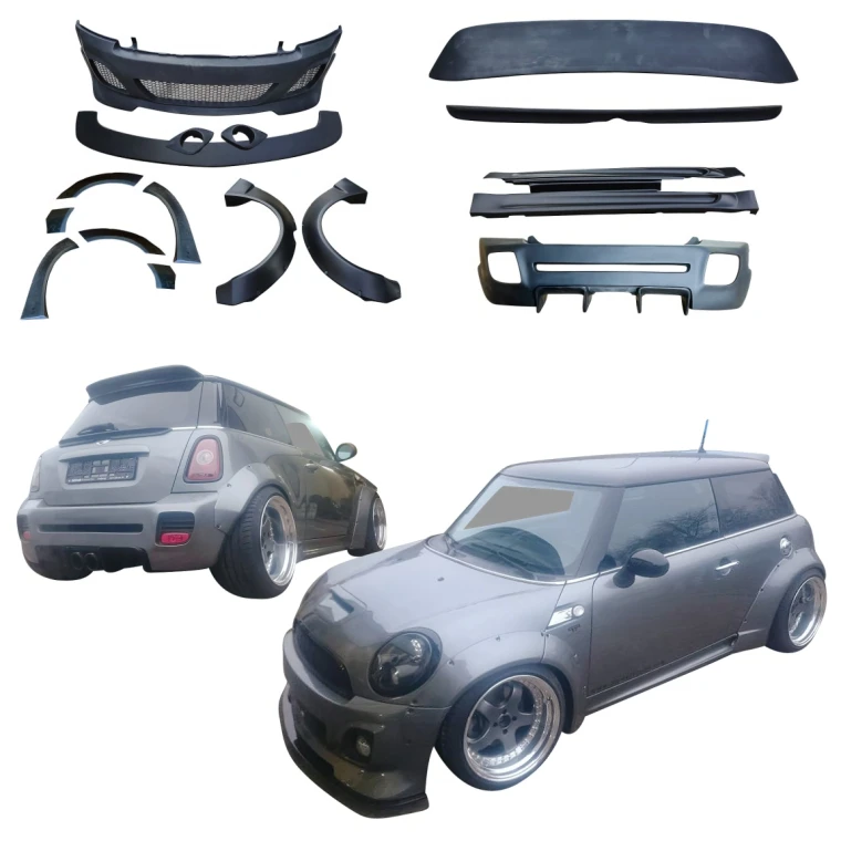 FRP LBPE Wide Body Kit /w Wings > Mini Cooper (R56) 2007-2013 > 2dr Coupe - image 1