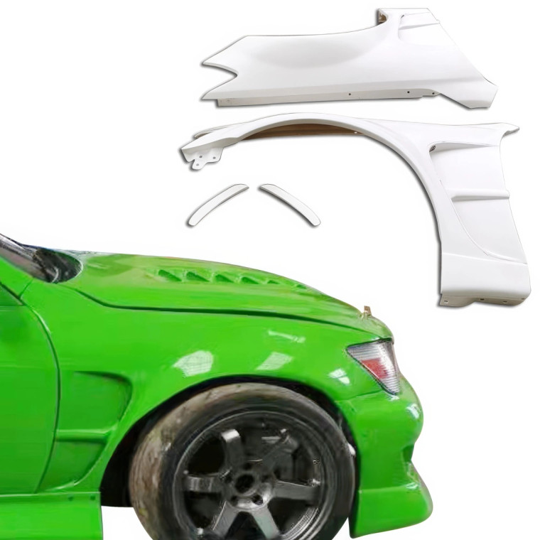 FRP BSPO Wide Body 50mm Fenders (front) 4pc > Lexus IS300 2000-2005> 4dr - image 1