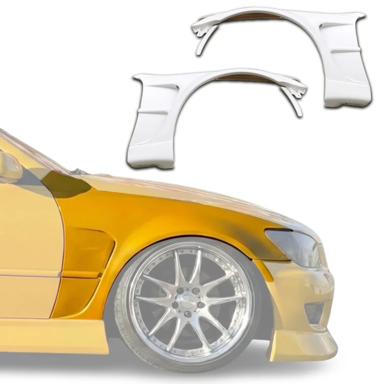 FRP BSPO Wide Body 50mm Fenders (front) 4pc > Lexus IS300 2000-2005> 4dr - image 1