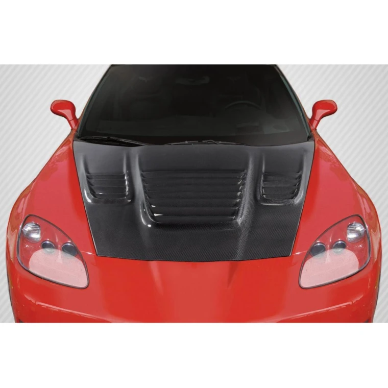 2005-2013 Chevrolet Corvette World Challenge Look Carbon Fiber Hood - image 1