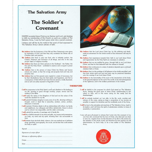 Corps Stationery Salvation Army Supplies