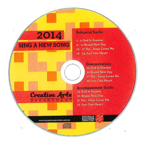 Sing A New Song CD 2014