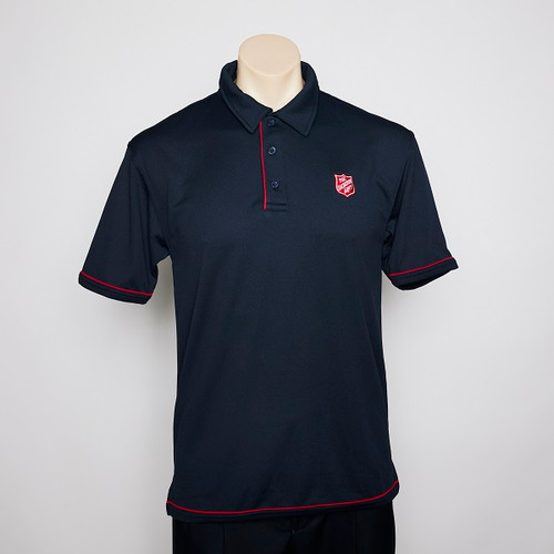 Mens Navy/Red Polo