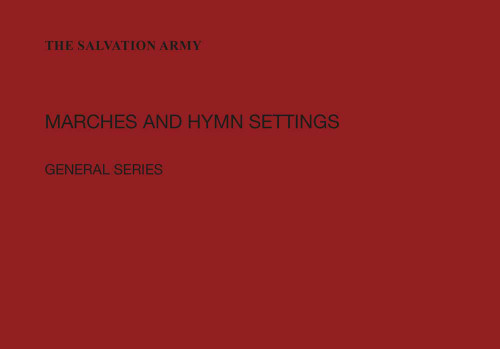 General Series Marches And Hymn Settings - Parts