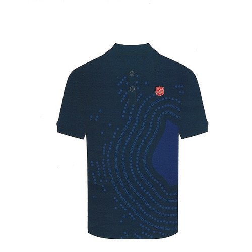 Mens Blue Believe In Good Polo