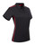 Ladies Black/Red Polo Rapidcool