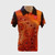 Mens Orange Indigenous Polo