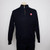 Mens  Navy Jumper 1/2  Zip Front