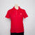 Mens Red/White Polo Short Sleeve