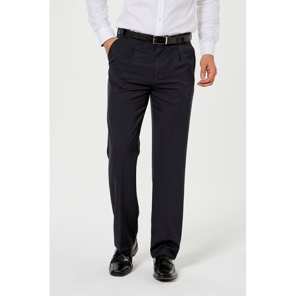 Trousers - Mens Navy Uniform Pleated Front