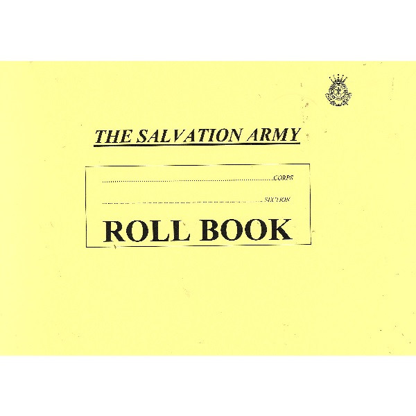 The Salvation Army Supplementary Roll Book