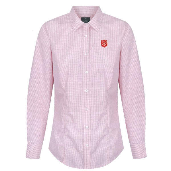 Ladies Blouse Pink Long sleeve