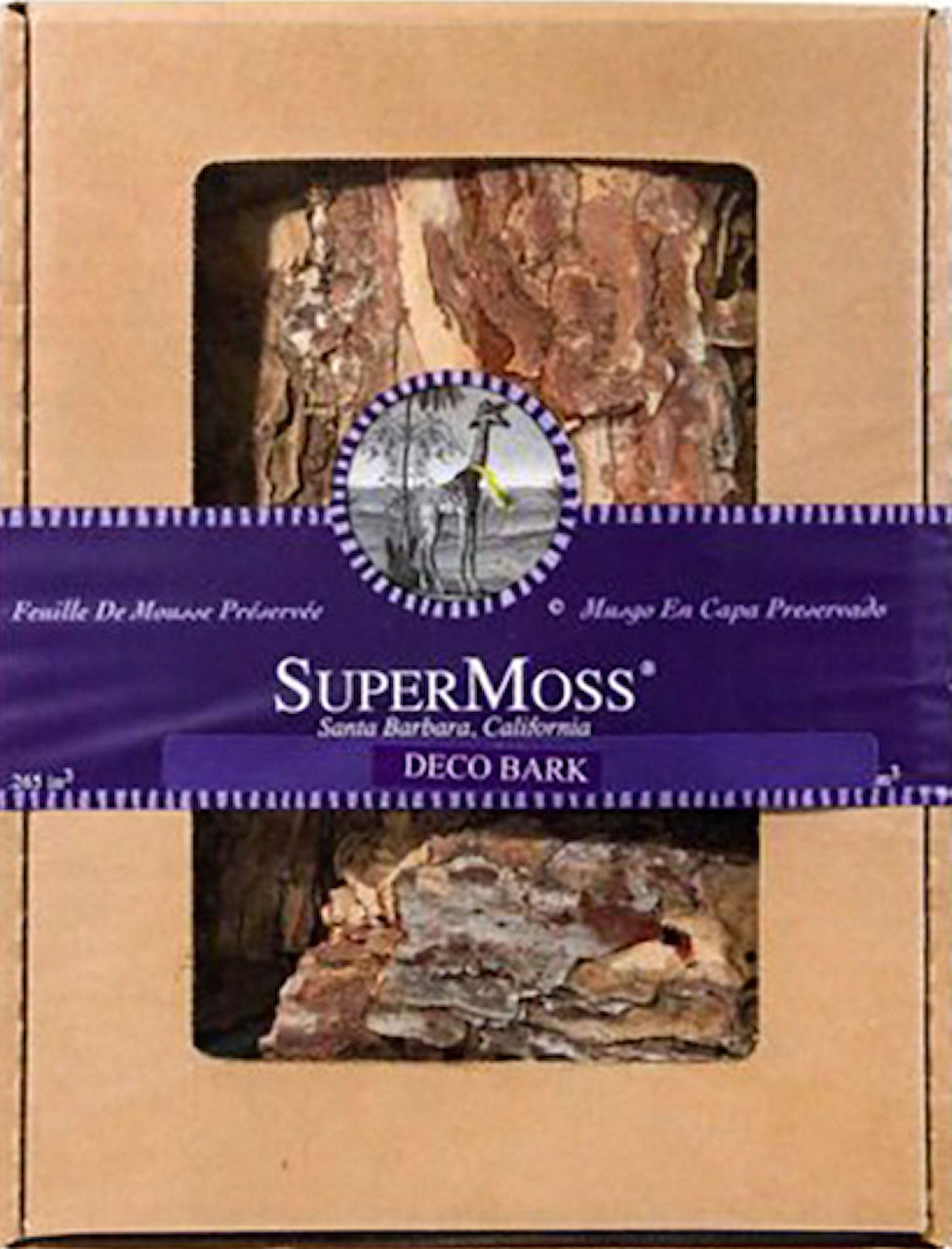 Super Moss Deco Bark Display Box 24 oz