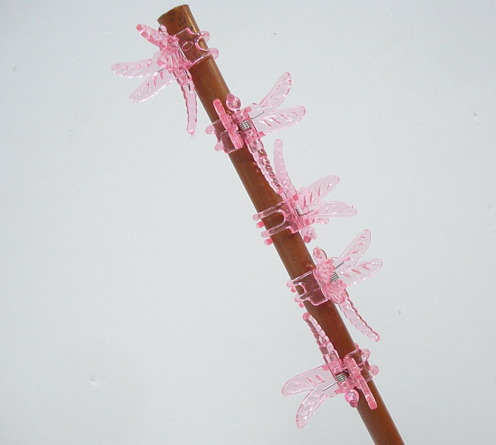 Dragonfly Clips For Orchids Or Plant Spikes Pack Of 5 Clear