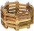 Better-Gro Cedar Slat Vanda Basket - 8 inch octagon