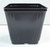 Black Plastic Starter Pot for Plants 3.5" Square - Quantity 50