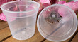 Clear Plastic Pot - Virtually Clear Plastic Pot 9 1/4"