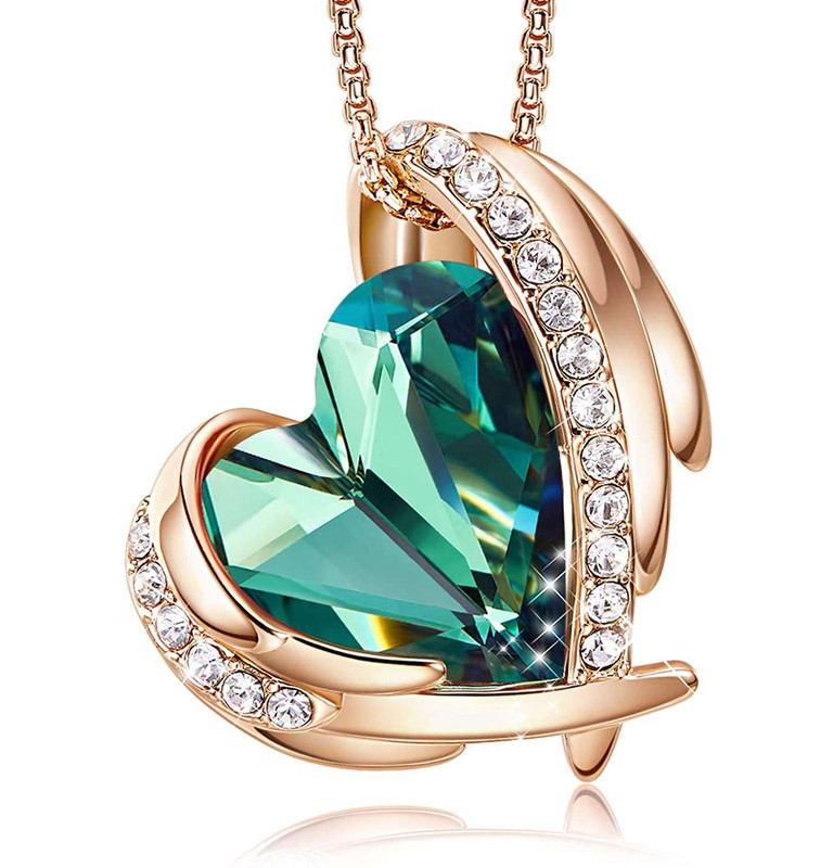 1/2ct Diamond & Pink Sapphire Heart Pendant In 14K Yellow, White, Or R – Bliss Diamond - Foto 10