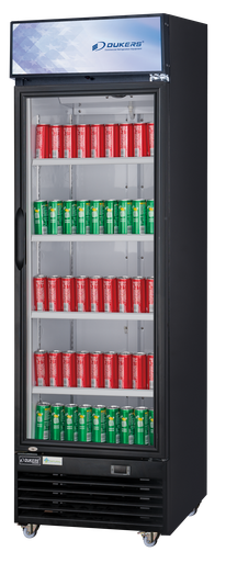 DSM-15R Commercial Single Glass Swing Door Merchandiser Refrigerator