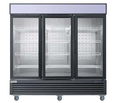 Quantum Commercial 3 Glass Door Merchandiser Freezer