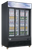 DSM-40SR Commercial Glass Sliding 2-Door Merchandiser Refrigerator in Black