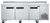 Dukers DPP90-12-S3 Commercial 3-Door Pizza Prep Table Refrigerator