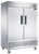 Dukers D55R 2-Door Commercial Bottom Mount Refrigerator in Stainless Steel