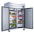Dukers D55AR Commercial 2-Door Top Mount Refrigerator in Stainless Steel