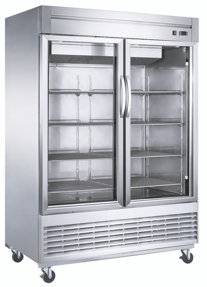 Vortex Signature 2 glass door freezer (front/side)