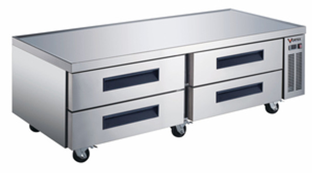 Commercial 72" 4 Drawer Refrigerated Chef Base