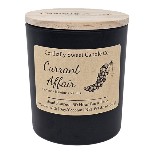 Currant Affair Wooden Wick Soy/Coconut Candle (Single Wick)