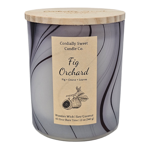 Fig Orchard Wooden Wick Soy/Coconut Candle (Two Wick)
