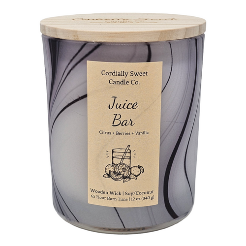 Juice Bar Wooden Wick Soy/Coconut Candle (Two Wick)