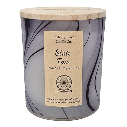 State Fair Wooden Wick Soy/Coconut Candle (Two Wick)